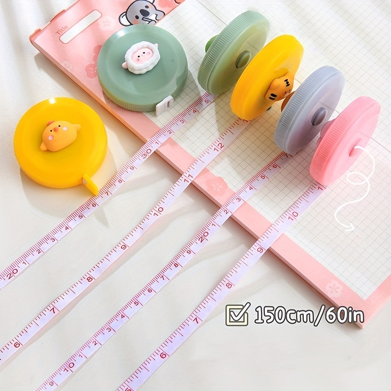 Household Cute Mini Soft Tape Measure Plastic Tape Measure - Temu