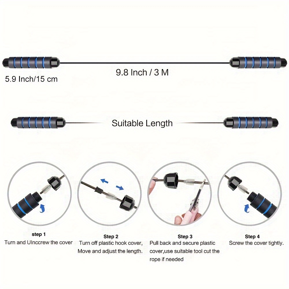 Fitness Training Jump Rope for Workout Exercise and Weight Loss