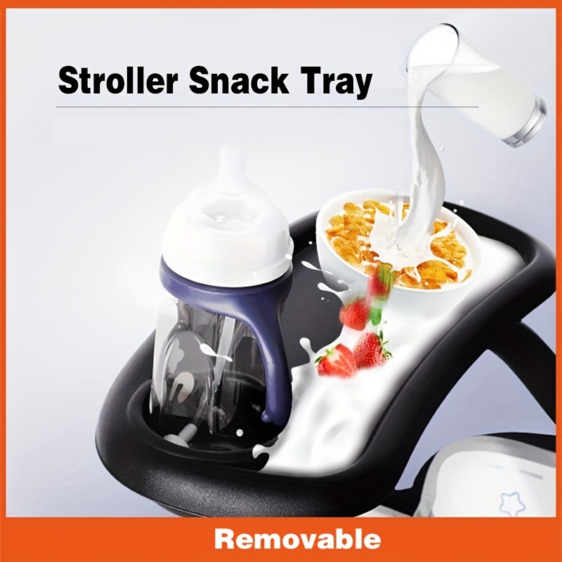 1 Universal Stroller Tray Cup Holder Snacks Holder Non slip - Temu