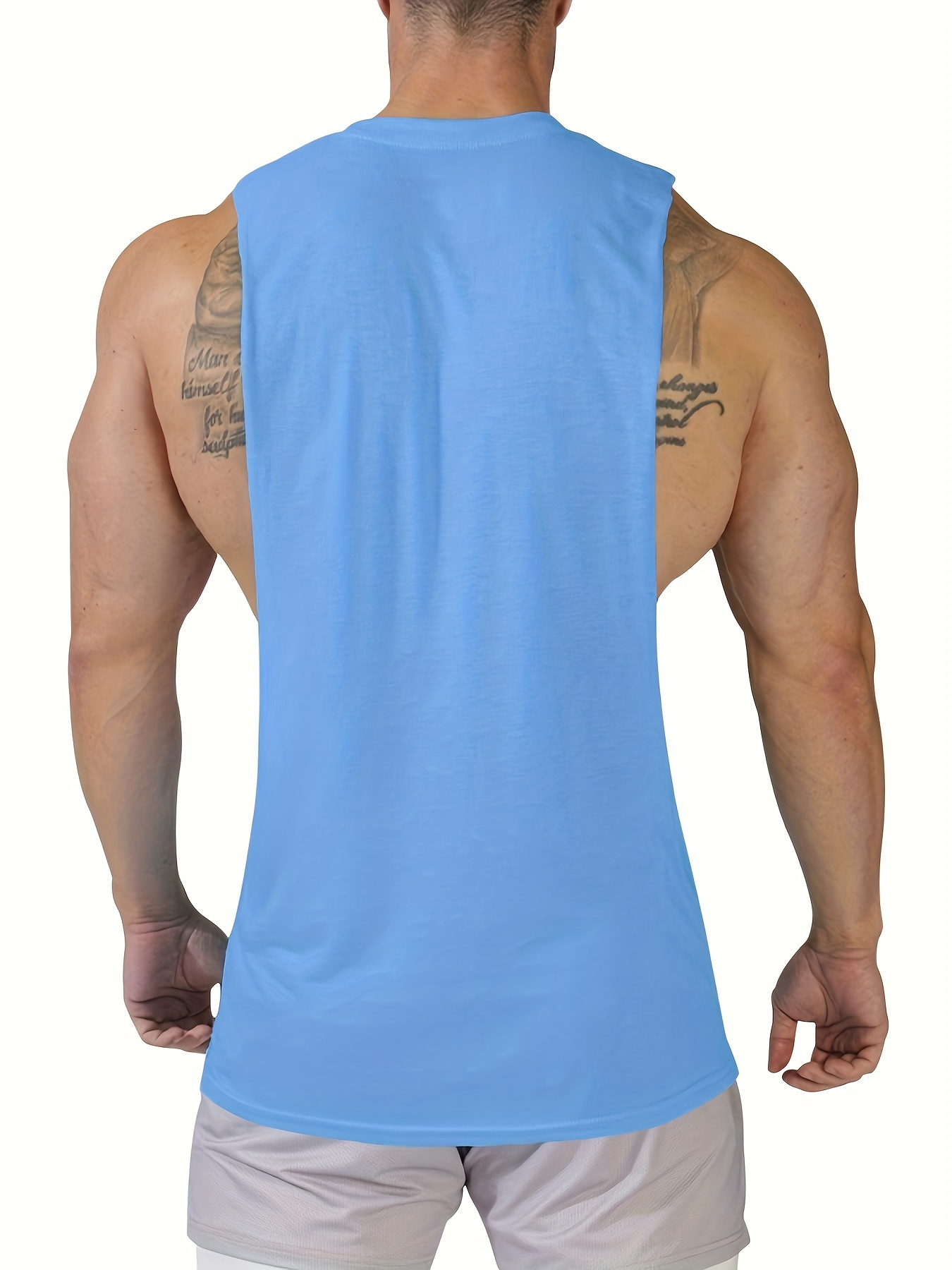 Men's Regular Basic Loose Tank Top, Casual Comfy Vest For Summer, Men's  Clothing Top For Gym Fitness Workout
