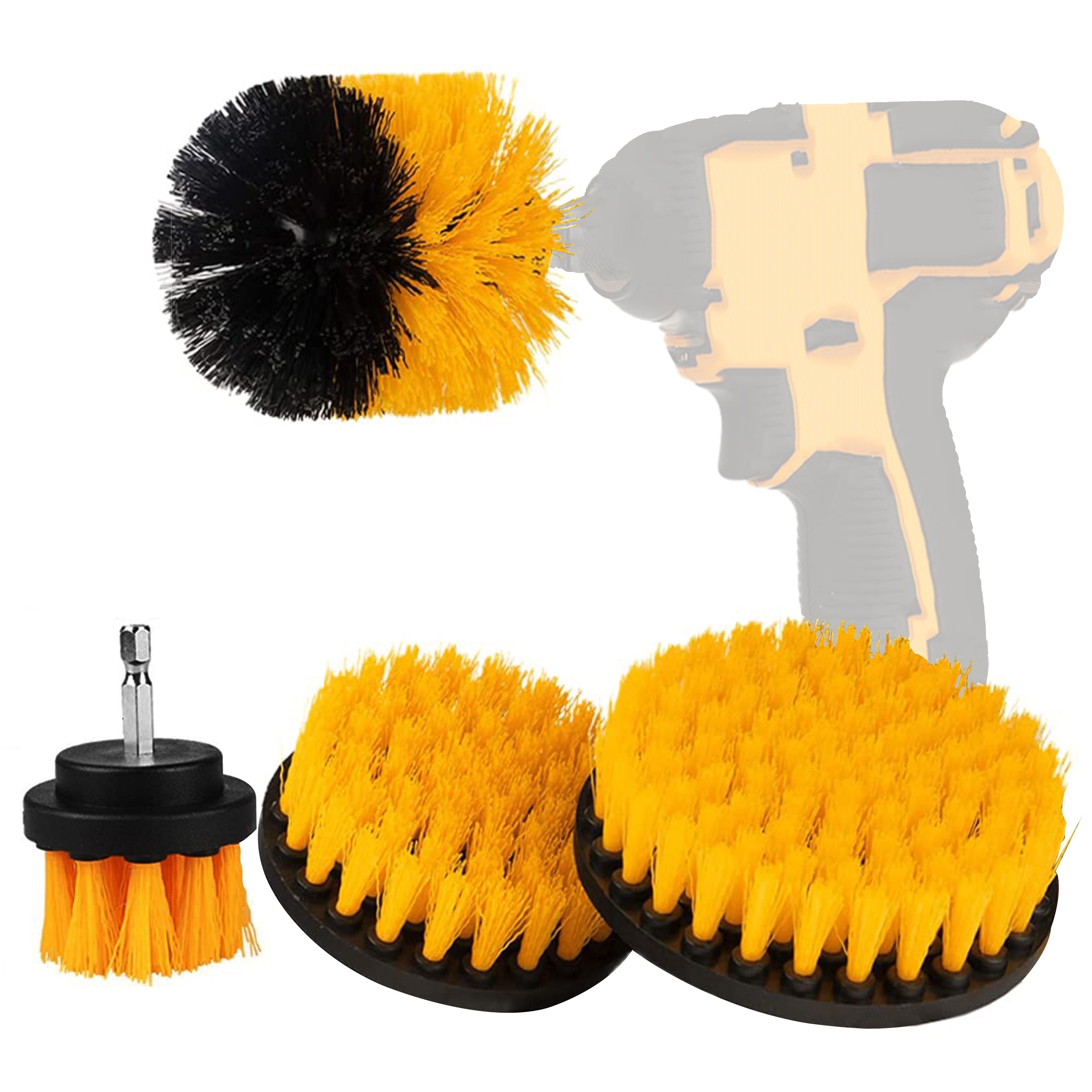 YIHATA 28PCS Drill Brush Cleaning Brushes Set, Power Scrubber Drill Brush  Set with Extend Long Attachment for Cleaning, Great for