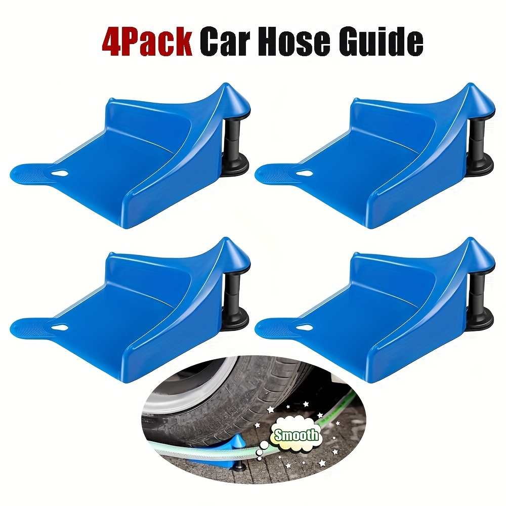 4 Pcs Car Hose Guide, Tire Hose Roller for Car Washing, Detailing Tire Hose  Guide Preventing Pressure Washer Hose Stuck Under The Tires, Car Plastic
