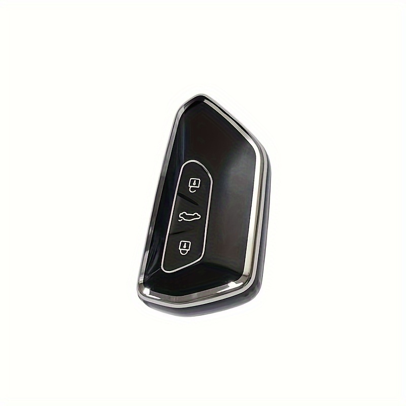 Schlüsselanhänger-Abdeckung für VW Volkswagen, kompatibel mit Golf 8, ID4,  Seat Leon MK 4, Skoda Octavia, weiche TPU-Schlüsselhülle