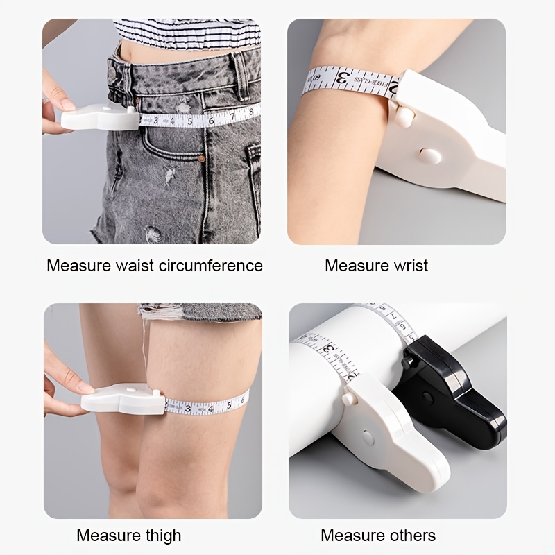 1pc Measure Tape For Body Measurement, Including Waist, Circumference,  Latitude And Longitude, Skin, Arm, Leg, Hip And Chest Measurements