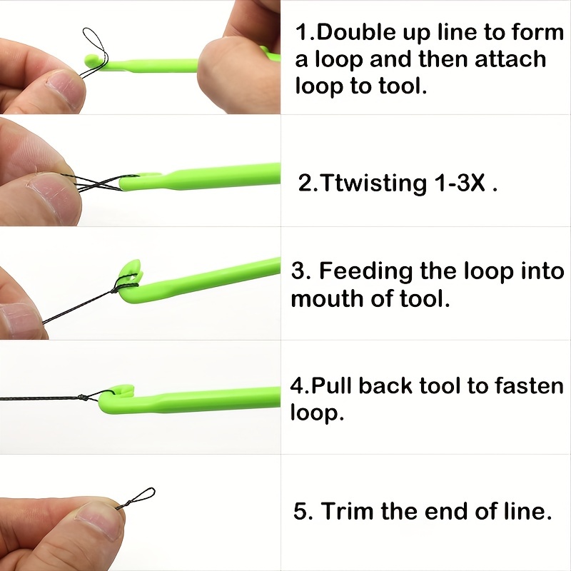 1PCS Carp Fishing Line Loop Typing Knot Tool Hair Rig Tied Line Node and  Disgorger Hook Line Loop For Carp Fishing Accessories