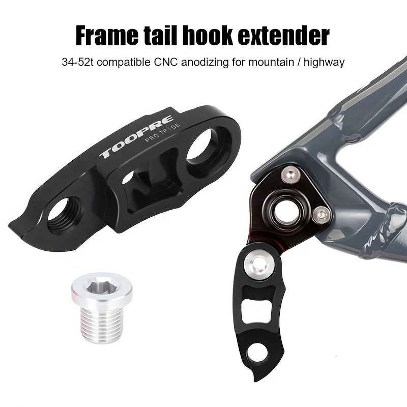 ZTTO MTB Road Bike Rear Derailleur Hanger Extension Extender Tail Extender  Frame Hook CNC For Mountain