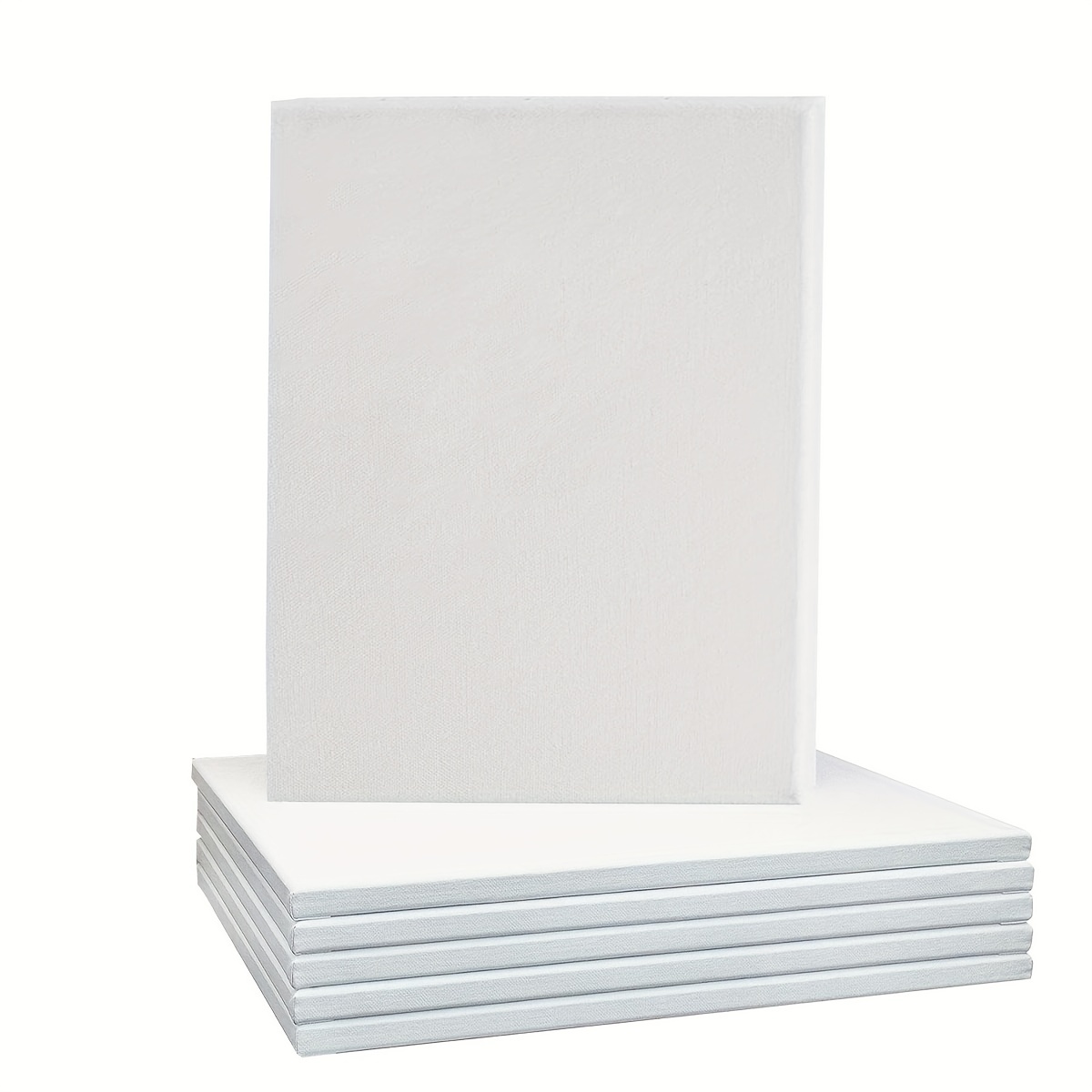6pcs Paint Canvases For Painting,12 X 16 Inches/ 30 X 40 Cm, Blank White  Stretched Canvas Bulk, 8 Oz Gesso-Primed, Art Supplies For Adults And Teens