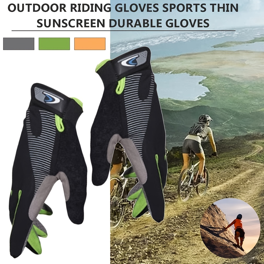 Full Finger Cycling Gloves, Bicycle Riding Equipment