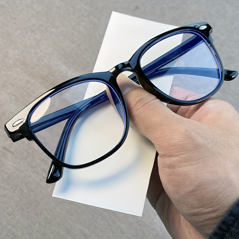 Blue Light Blocking Glasses Clear Lens Women Men Reduce Eye - Temu