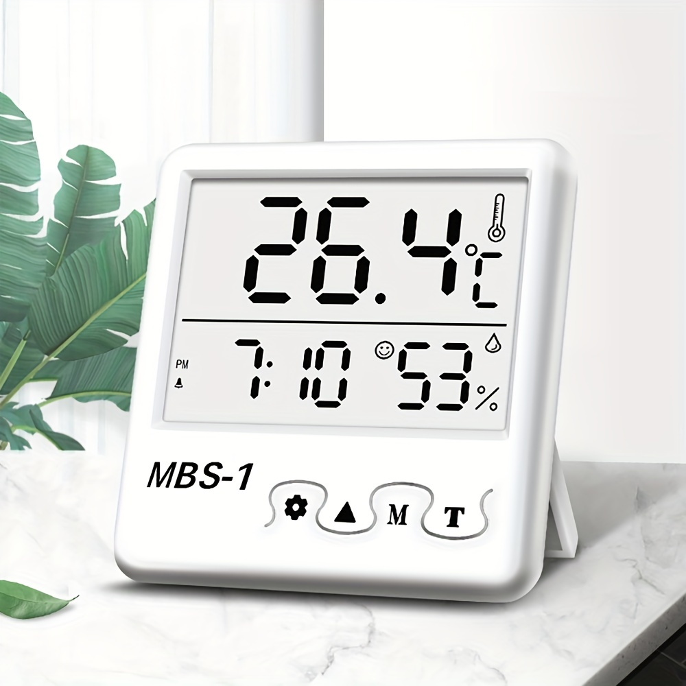 ALMOCN 2PCS Mini Digital Hygrometer Thermometer Indoor Temperature