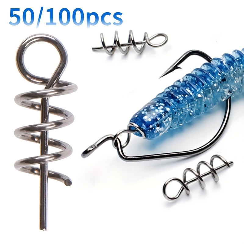 Fishing Soft Bait Centering Pins Connector High Carbon Steel - Temu
