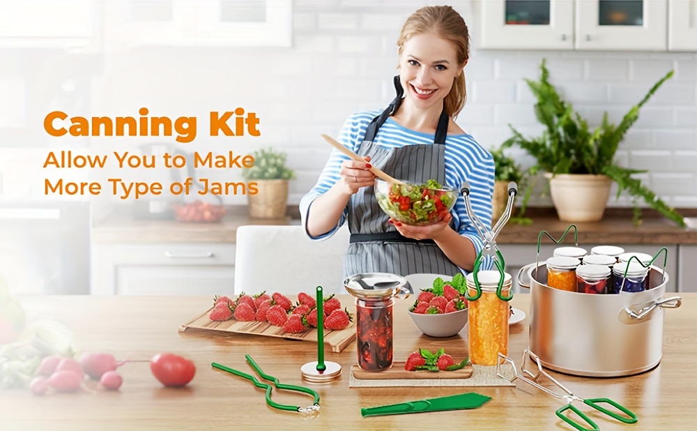 Canning Kit Including Canning Funnel Jar Lifter Jar Wrench - Temu