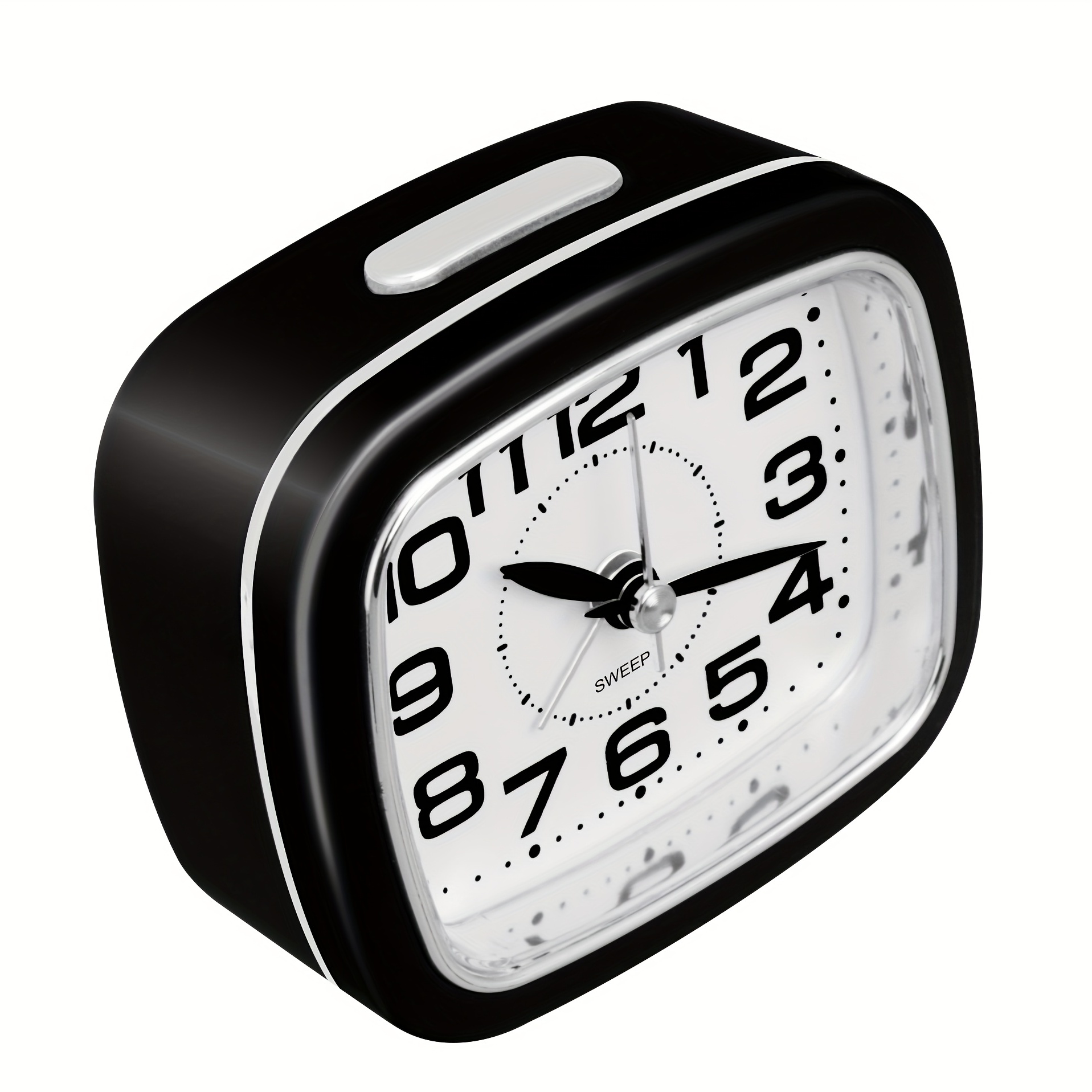 Reloj despertador analógico pequeño, reloj despertador fuerte para adultos  con sueño pesado, decoración de habitación vintage, bueno para dormitorio