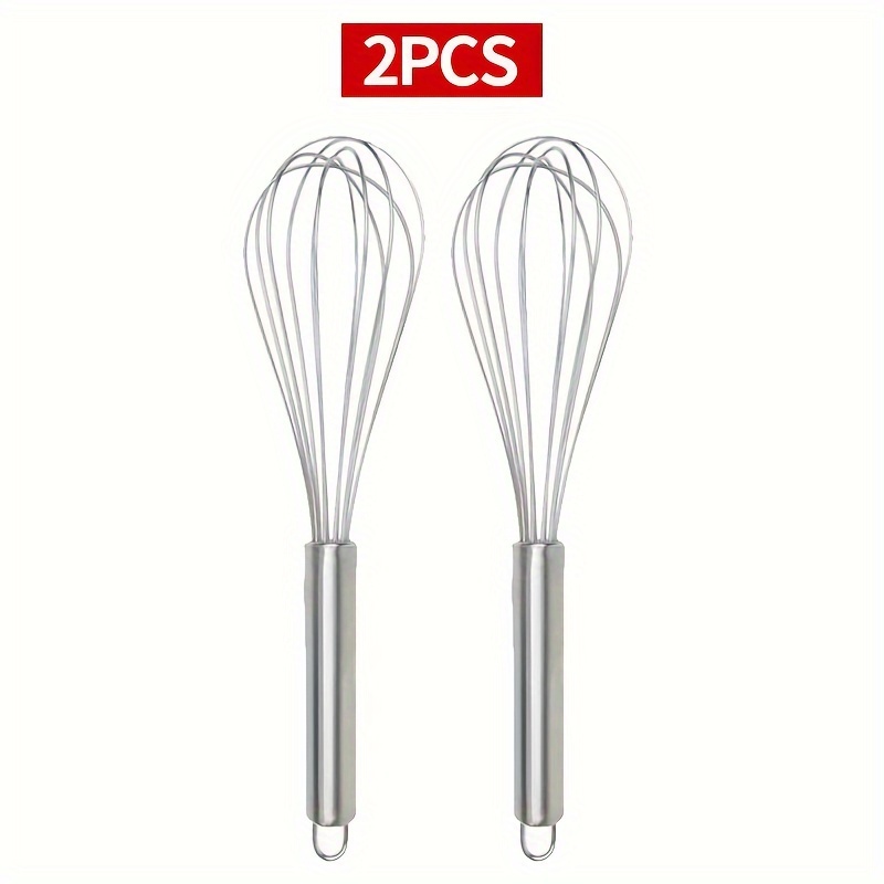 Hand Whisk Kitchen Pastry Stainless Steel,baking Tools Stainless Steel 8  Inch Hand Whisk Kitchen Mixer Cake Tools(color:silver)(1pcs)