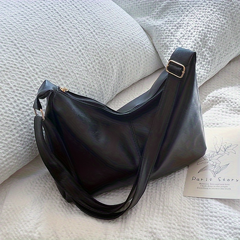 Vintage hide hobo store bag