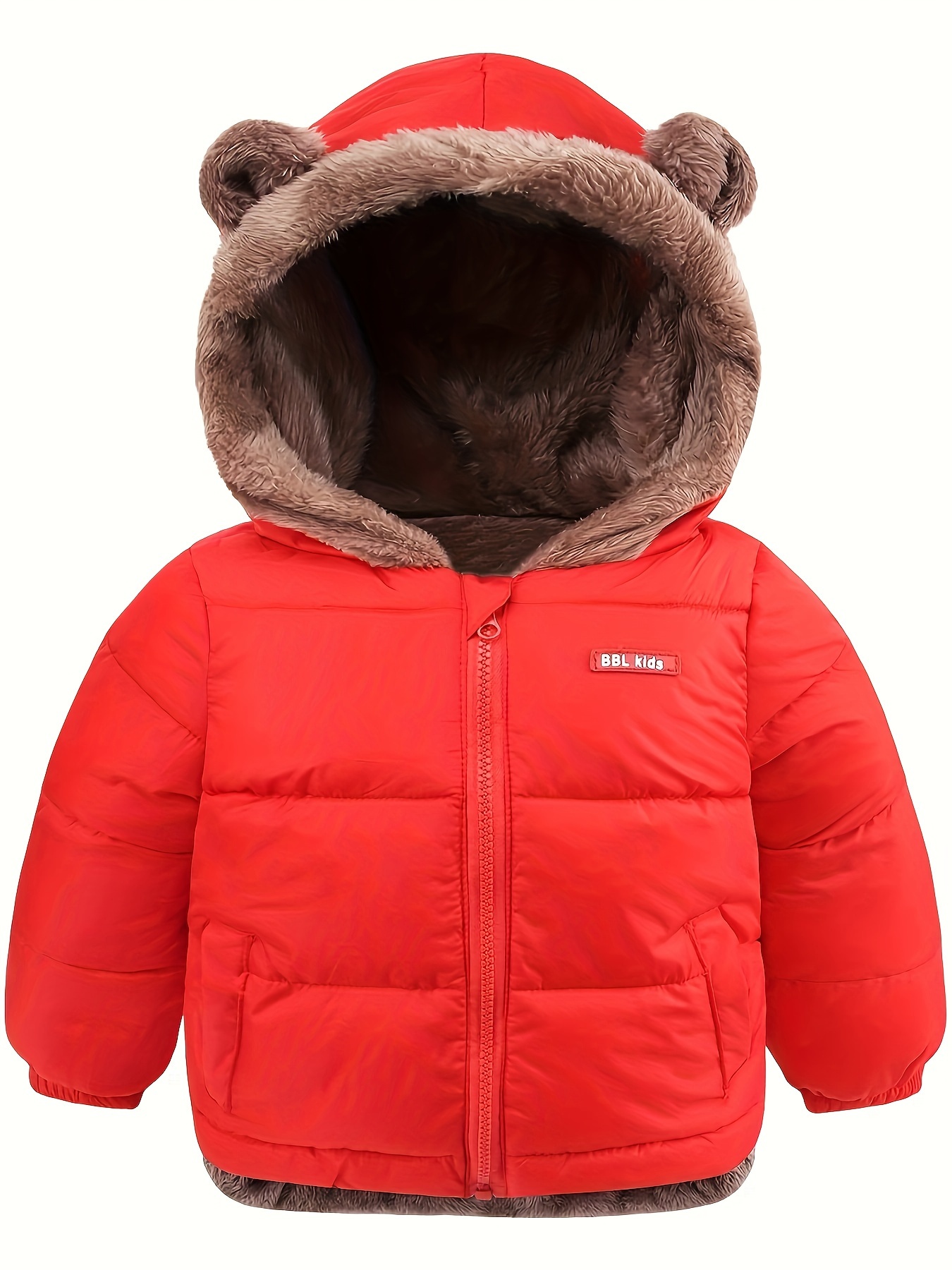 Boys/ Girls Winter Warm Cotton-padded Hooded Coat Outdoor Snow Suit, Teen  Kids Clothing For Winter/ Fall, Long Jacket Cout