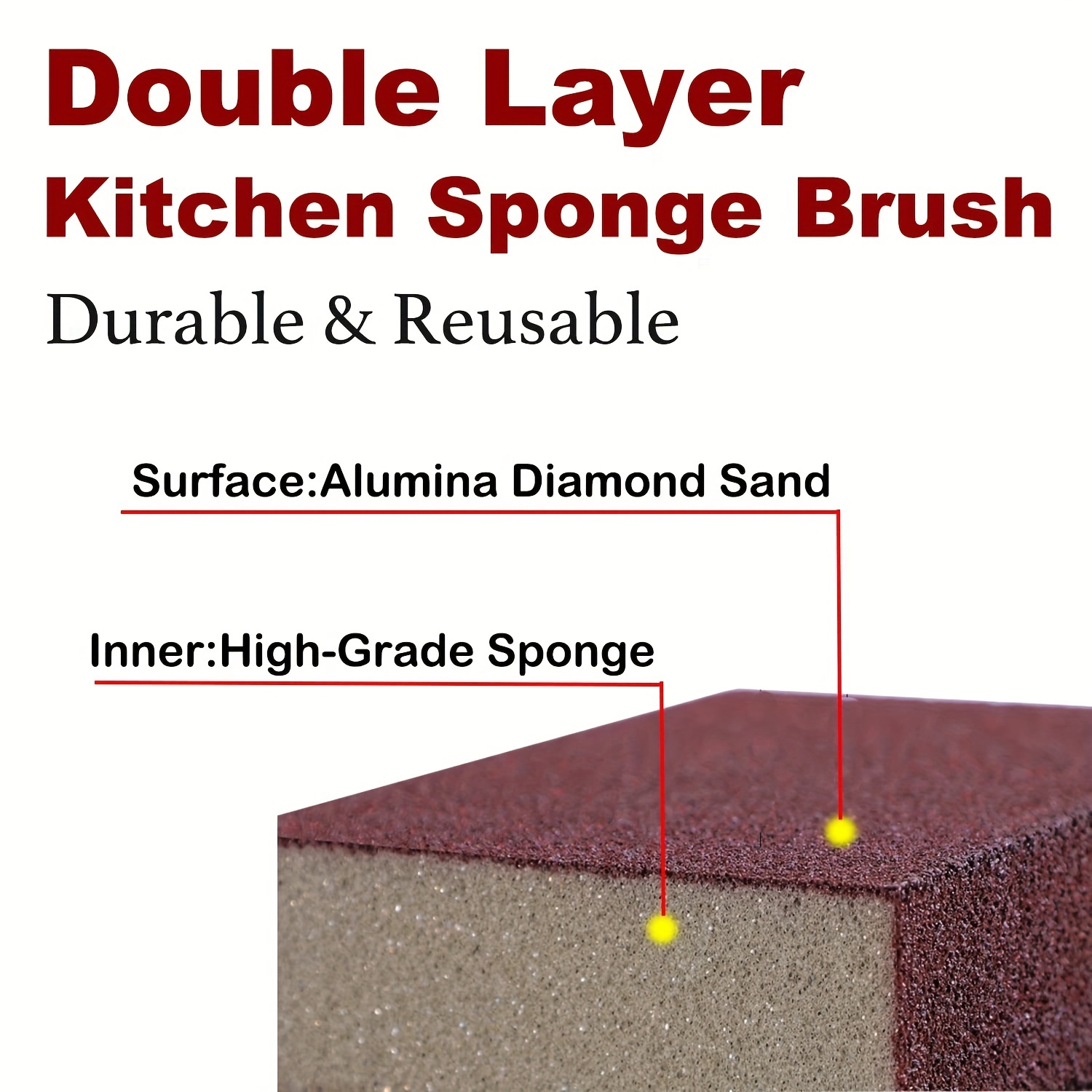 Magic Eraser Damp Cleaning Nano Sponge Kitchen Sink Non-stick Oil