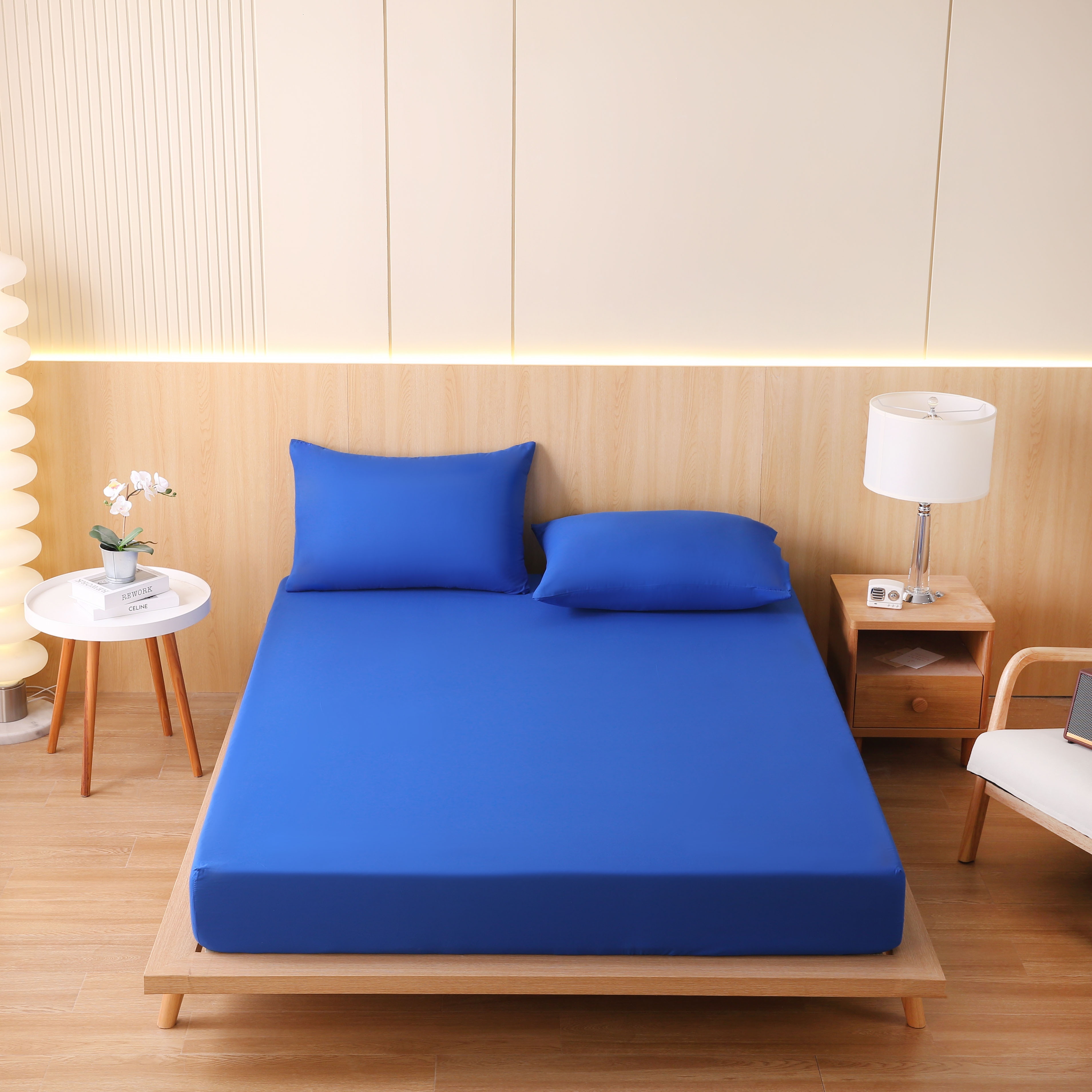 90gsm Fitted Sheet Set (1* Fitted Sheet + 1/2*pillowcases Temu Ireland