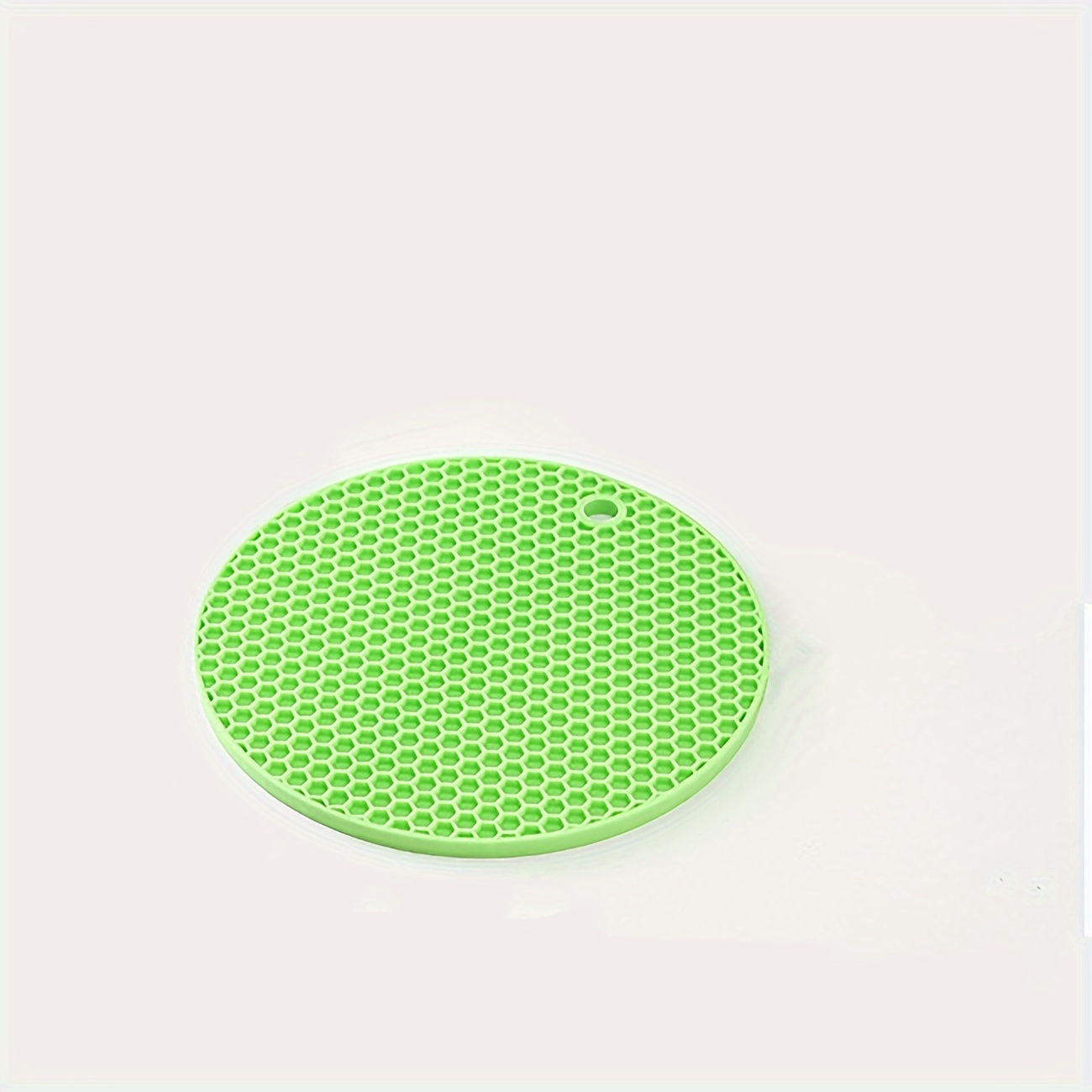 Round Silicone Coaster Mat Honeycomb Insulation Pad Non-slip