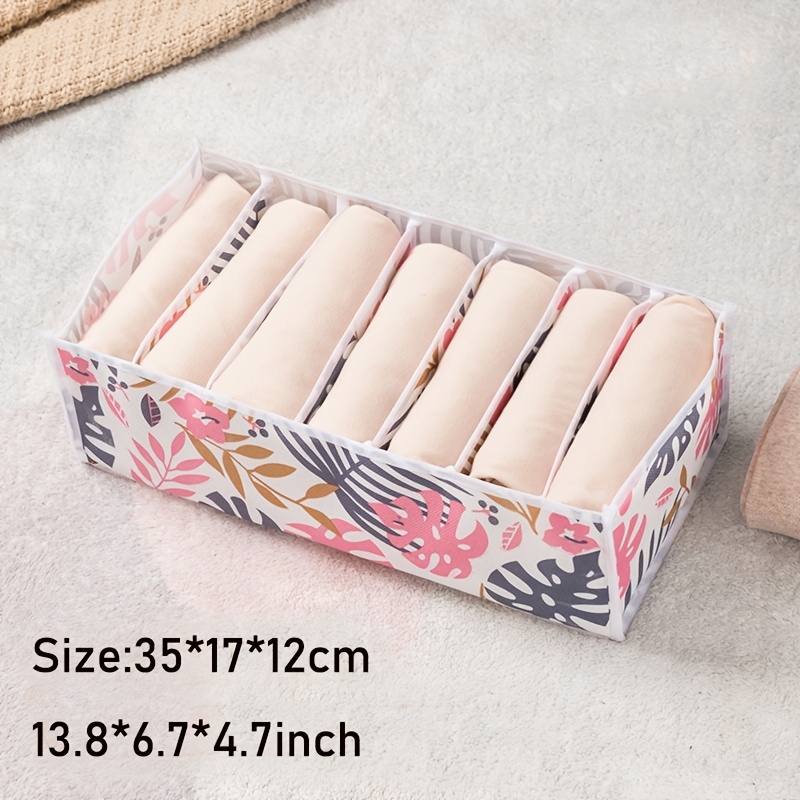 7 Grids Baby Clothes Diaper Storage Box, Newborn Clothes Storage Boxes For  Drawer Basket, Shop The Latest Trends