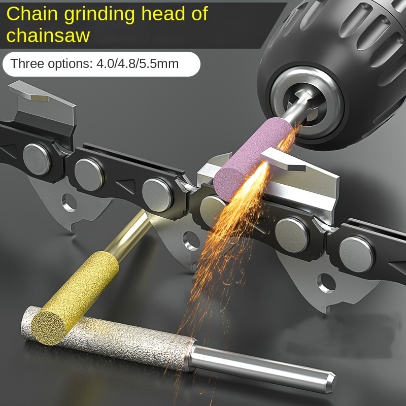 Emery Grinding Head Electric Chain Saw Chain Accessories - Temu