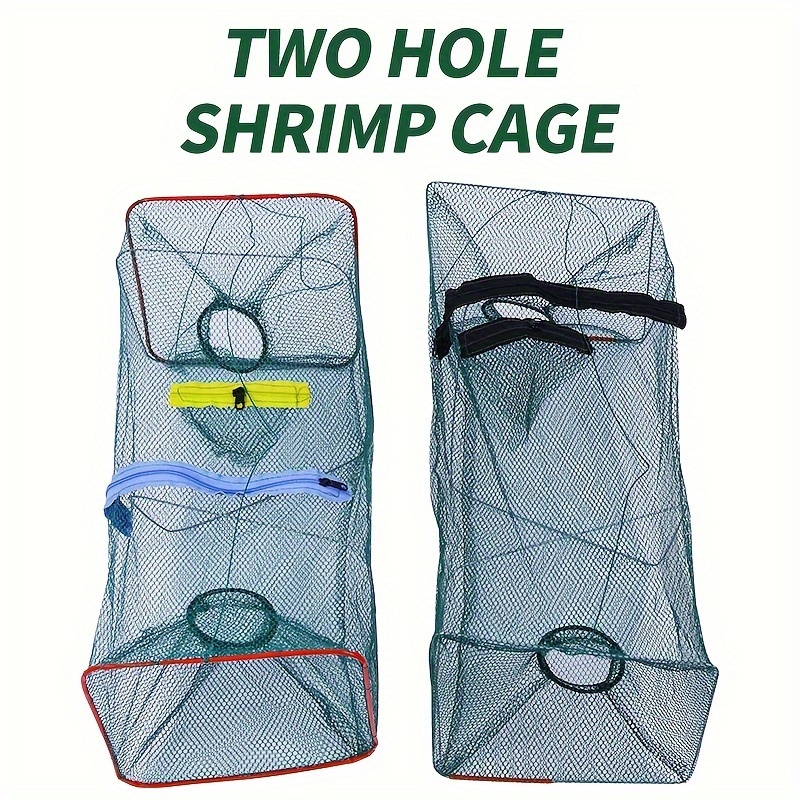 Portable Foldable Fishing Bait Trap Catch Fish Shrimp Cage - Temu Mauritius
