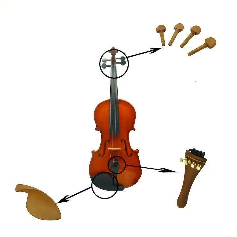1 ensemble d'accessoires de Maintenance de violon, chevilles de