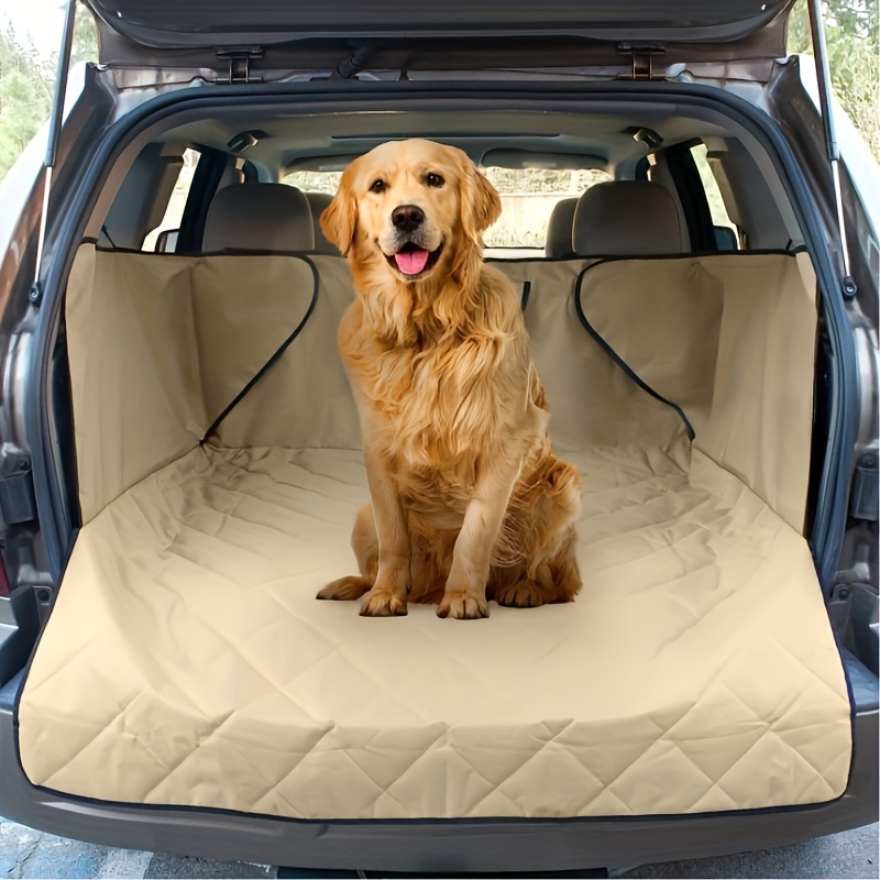 Funda de asiento de coche para perro, alfombrilla impermeable para maletero  de coche, forro de carga para SUV, lavable, artículos de viaje gratis