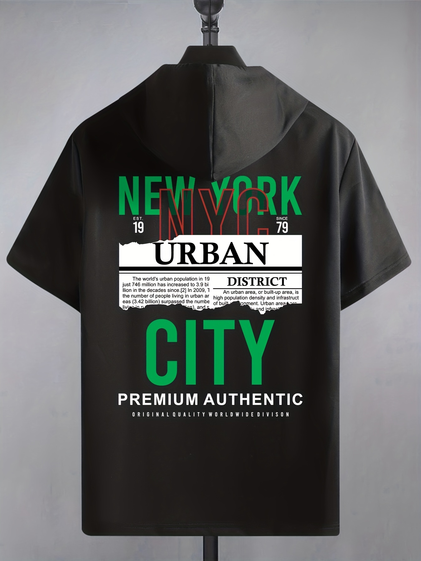 Sudadera con capucha Urban Hombre Premium