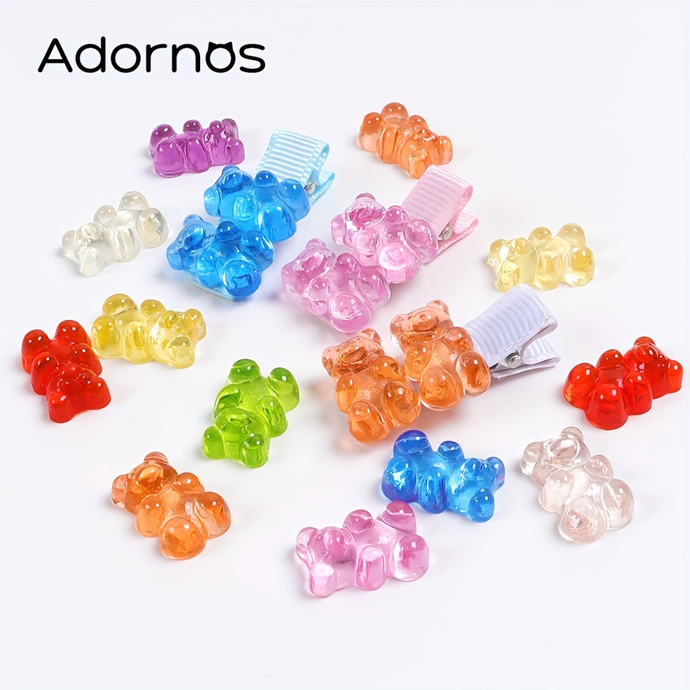 79 PCS Colorful Candy Pendant Charm, Cute Resin Charms for Jewelry