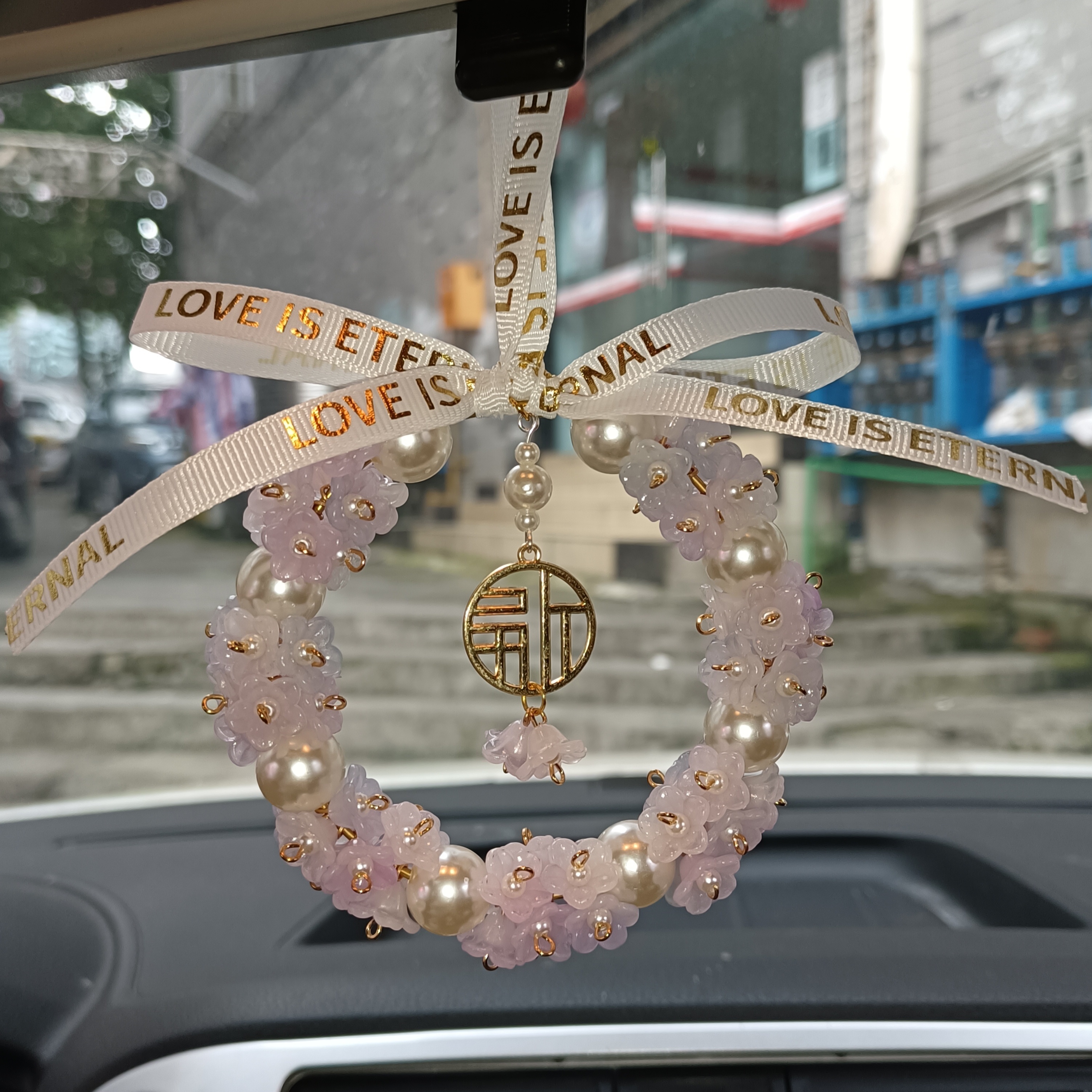 Finished Car Decoration Gift Box. Cute Blessing Hanging - Temu