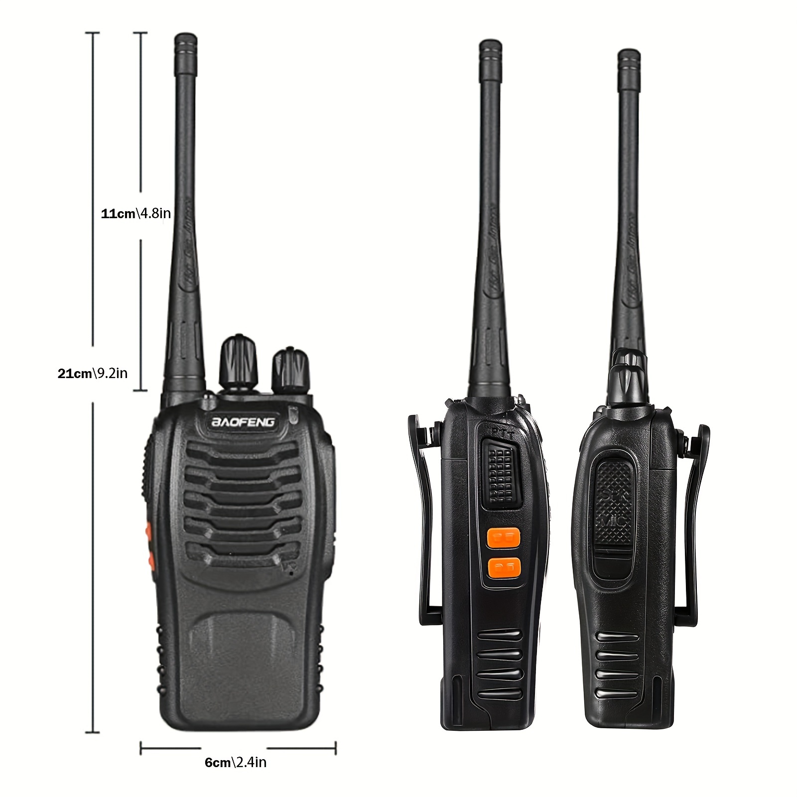 BAOFENG - Talkie Walkie UV-82 Dual Band VHF/UHF - Safe Zone Airsoft