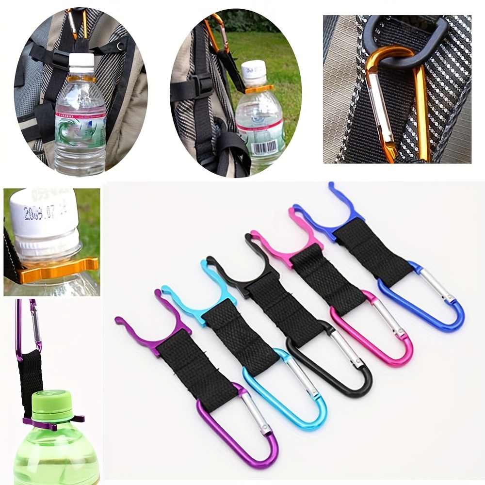 Portable Carabiner Water Bottle Holder For - Temu