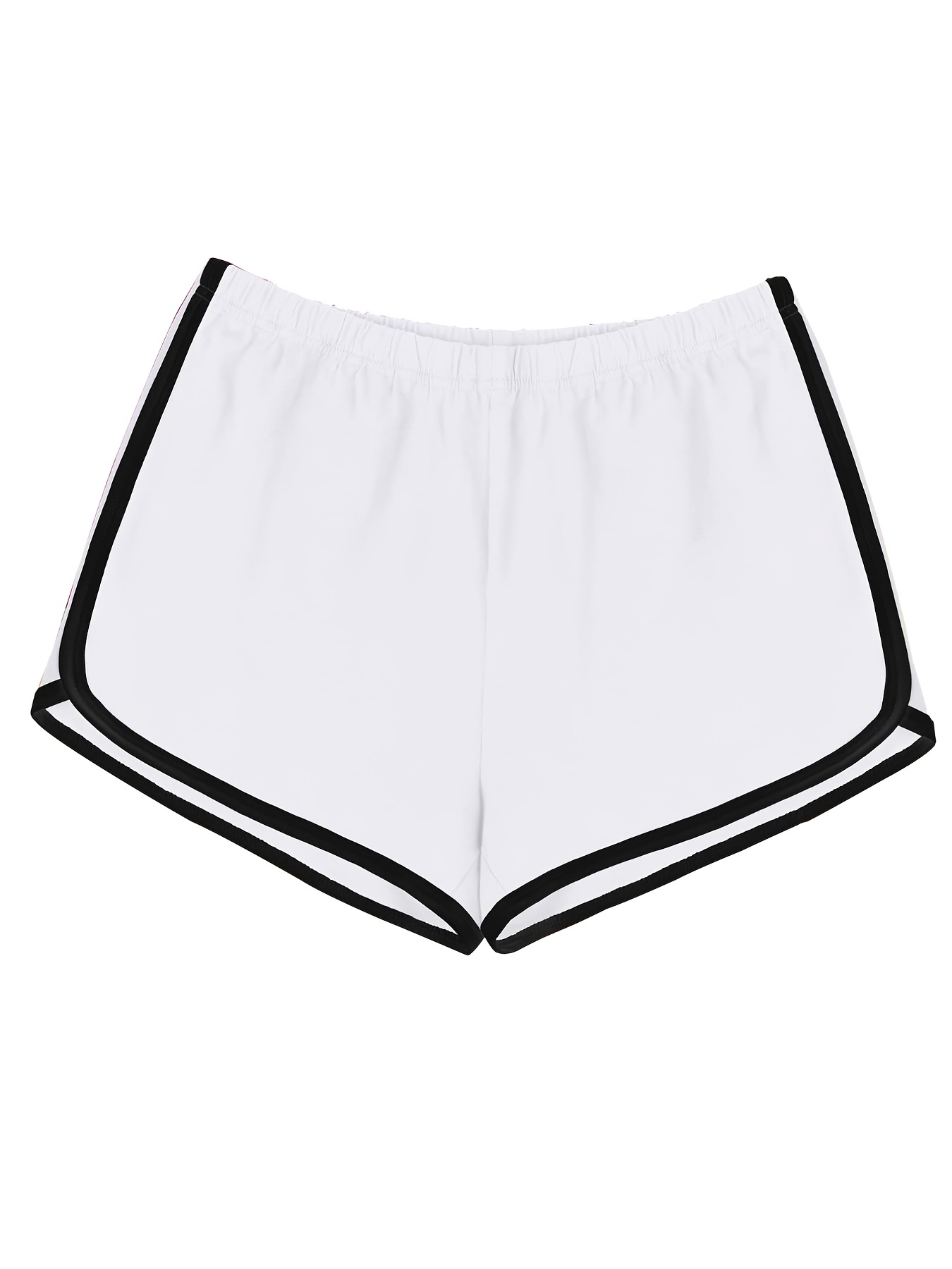 White Shorts for Women Table Tennis Bat Black Leggings Kids 11 12