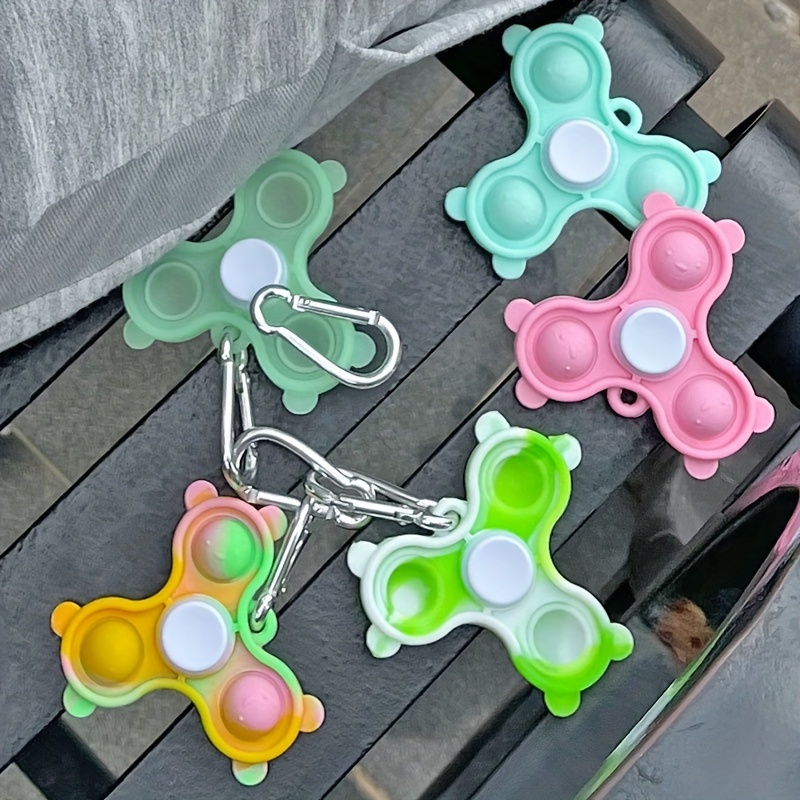 Fidget Spinner Toy Flow Ring Bracelet à ressort en acier inoxydable  Réducteur de stress pour enfants et adultes, 14 cercles