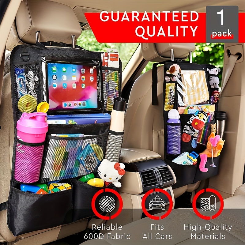 Rücksitz-Auto-Organizer, Rücksitzschutz Mit Touchscreen-Tablet-Halter,  Auto-Rücksitz-Organizer Für Auto-Reisezubehör