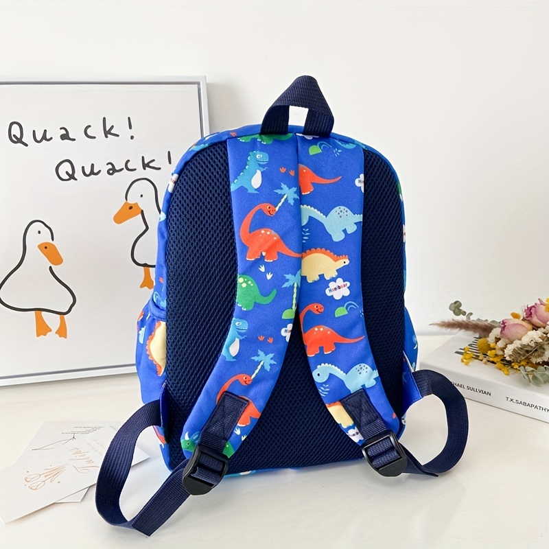 Kids Dino Backpack Large Capacity Lightweight School Bag
