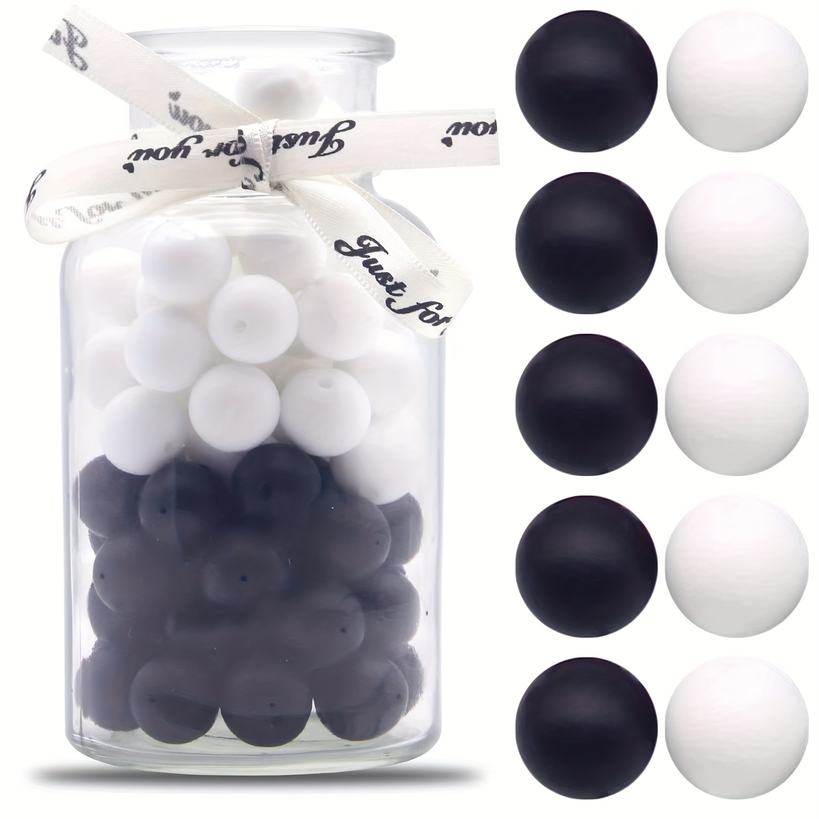 Silicone Beads Round 15mm  Shop Cara & Co Craft Supplies – Cara & Co.