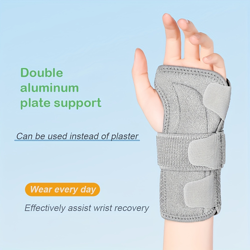 Vive Carpal Tunnel Wrist Brace (Left or Right) - Arm Compression Hand  Support Splint - for Men Women Kids Bowling Tendonitis Arthritis Athletic  Pain Sports Golf - Universal Adjustable Fit Gray