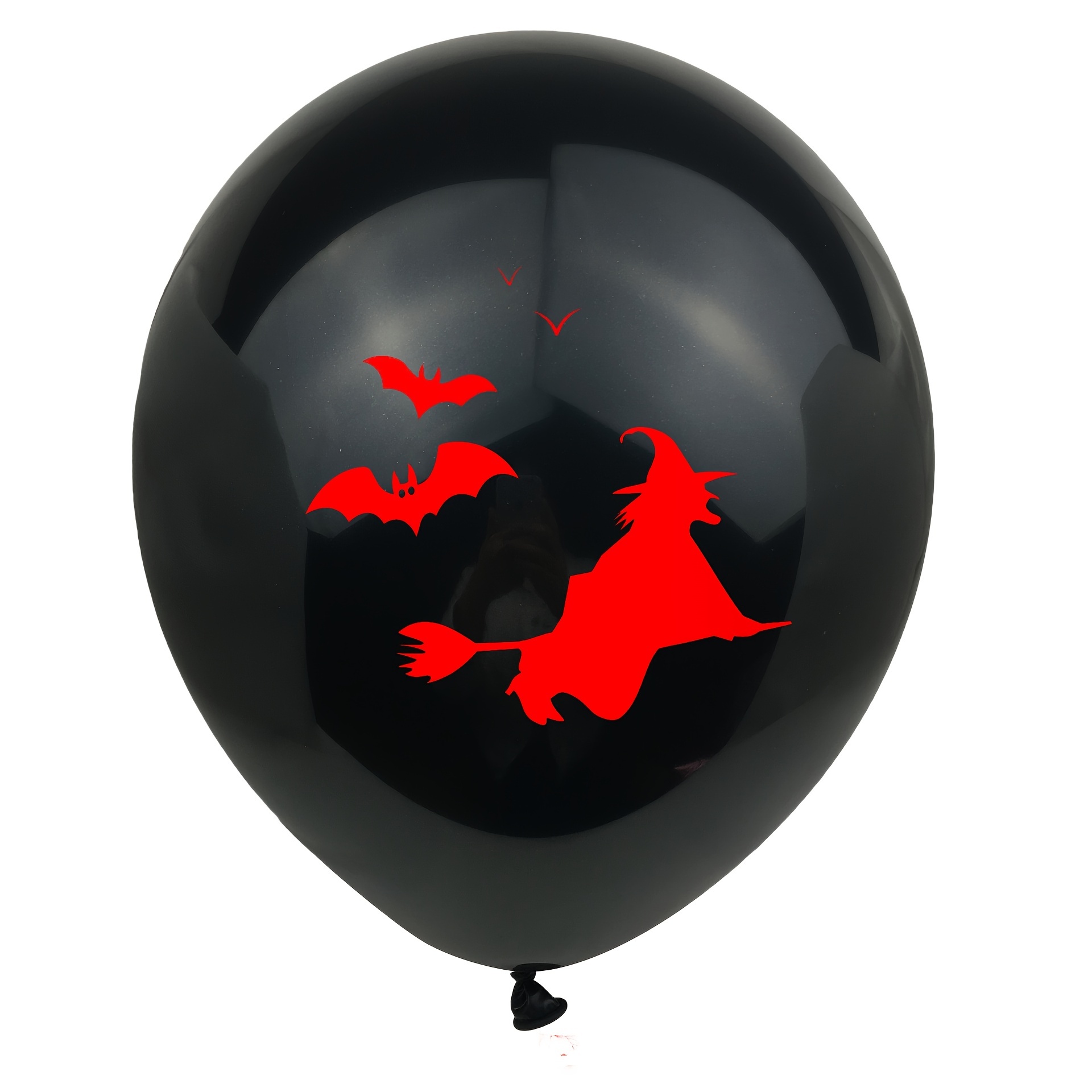 10pcs Halloween Skeleton Latex Balloon Bat Pumpkin Ghost Face