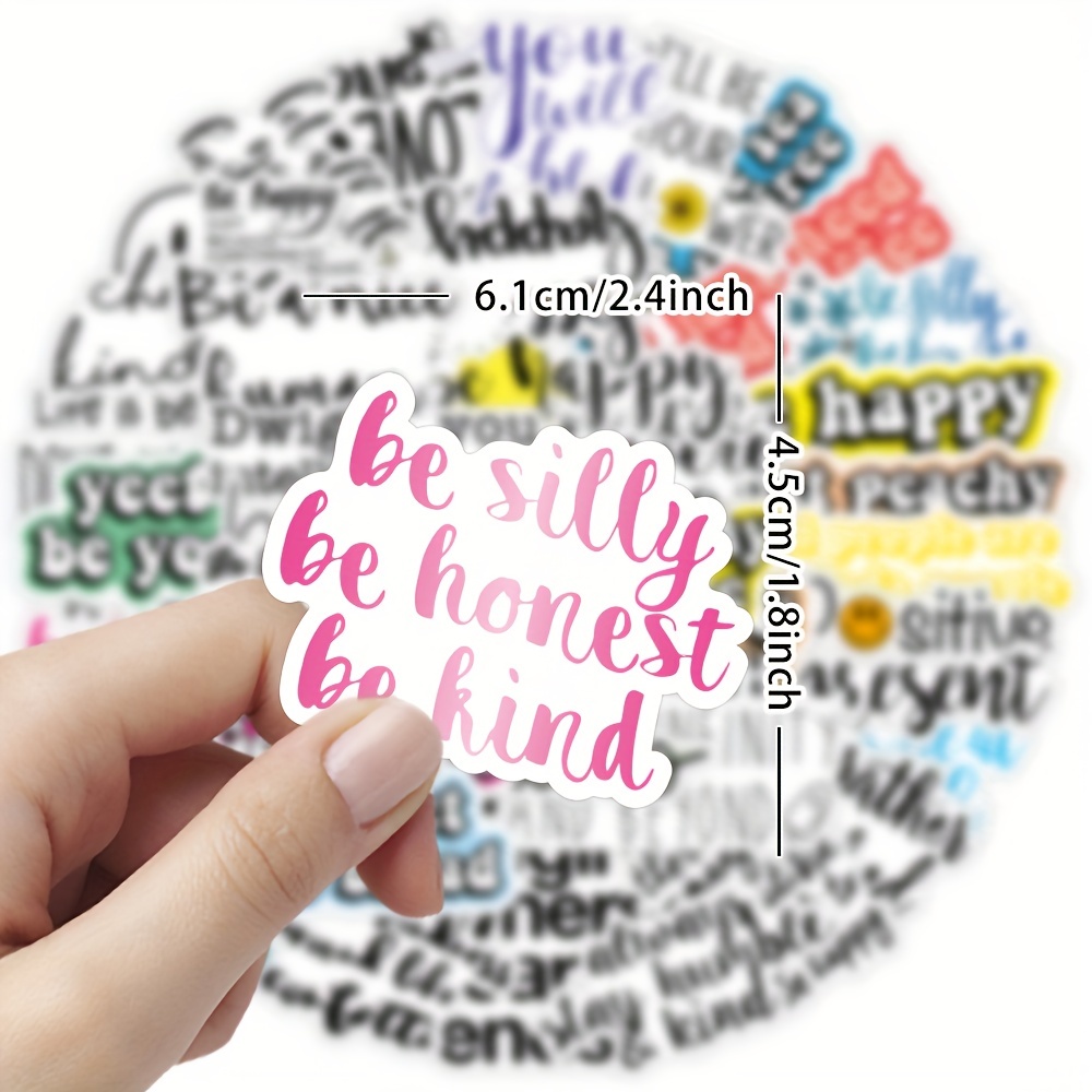 Inspirational Stickers Pack Motivational Stickers for Water Bottle Adults  Women