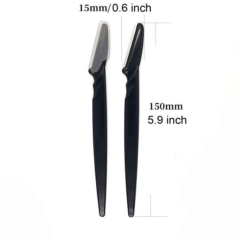 12 Pcs Eyebrow Razor Facial Razor Eyebrow Grooming Tool Stainless Steel