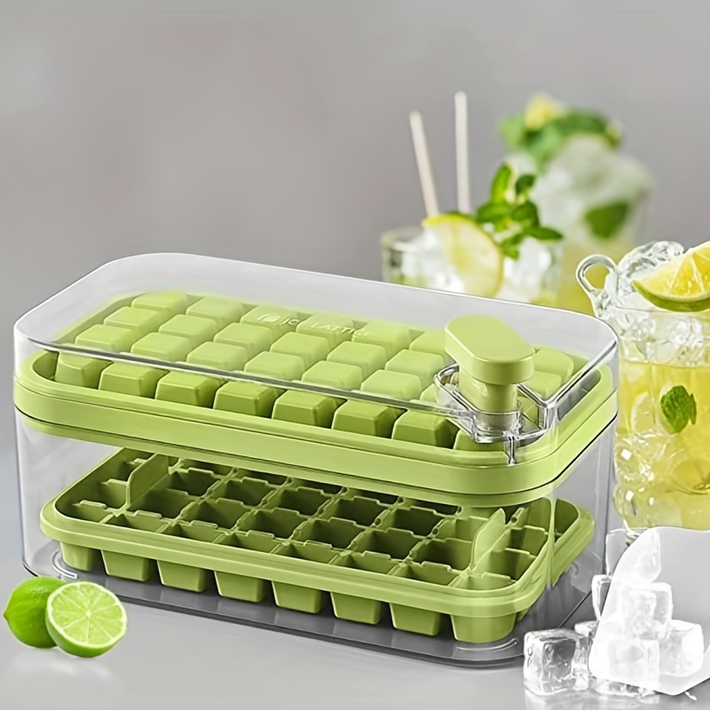 64 Spill proof Ice Cube Molds With Ice Scoop Perfect For - Temu