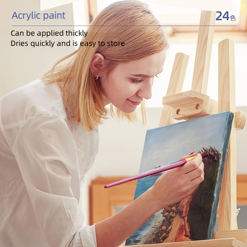 Acrylic Paint Set Non Toxic Art Craft Paints For Canvas - Temu