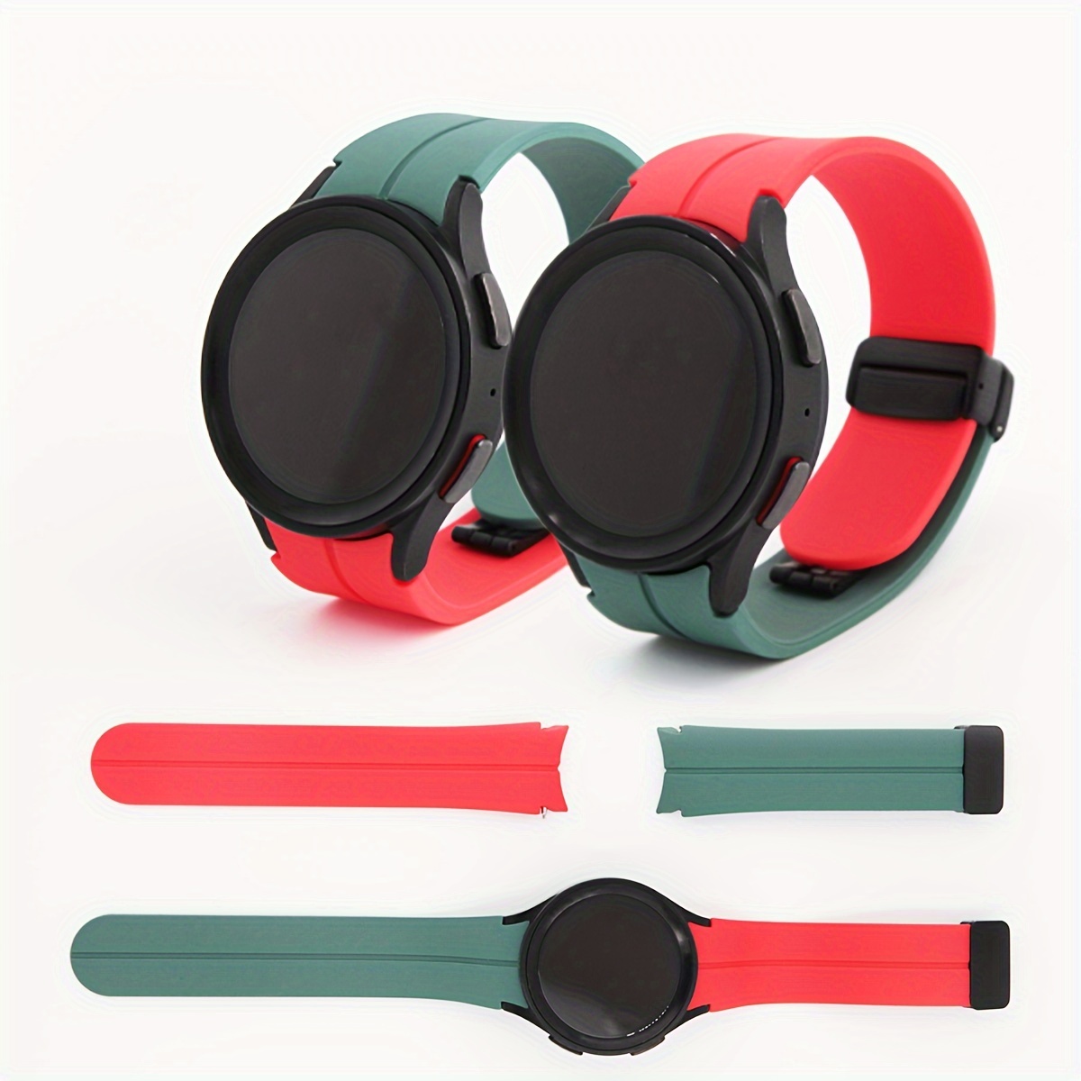 Cinturino In Silicone Cavo Con Fibbia In Metallo, Cinturino Di Ricambio  Traspirante Compatibile Per /huawei/xiaomi/honor Smart Watch, Sconti Per  Tutti