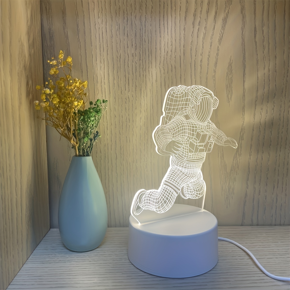 Luce Notturna A Led Astronauta Lampada Decorativa Tubo Usb - Temu Italy