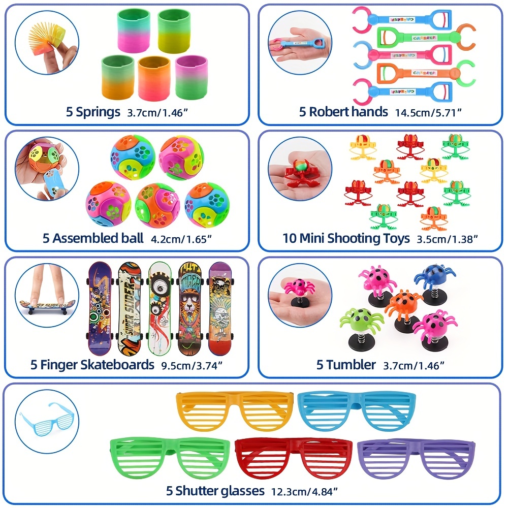 53 Pièces, Jouets De Fête Pour Enfants, Adaptés Aux Enfants, Jouets Cadeaux  D'anniversaire, Jouets En