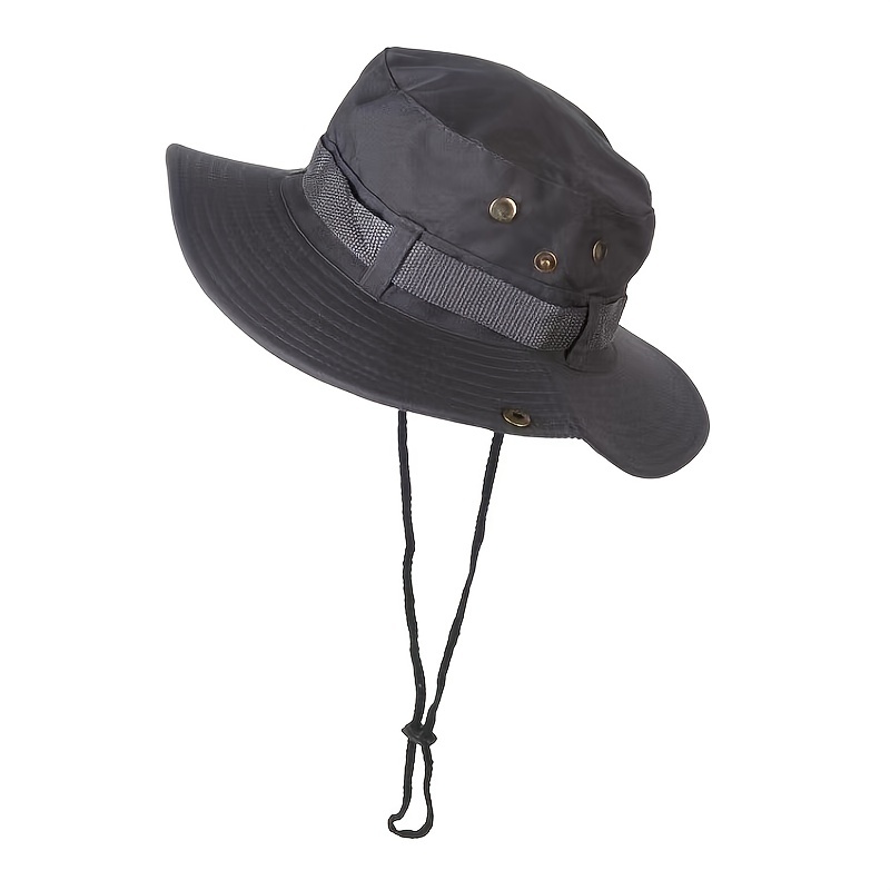 Men's Solid Outdoor Fisherman Hat