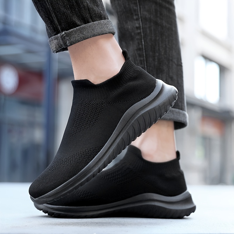 Men's Sneakers - Athletic Shoes - Breathable Sock - Temu