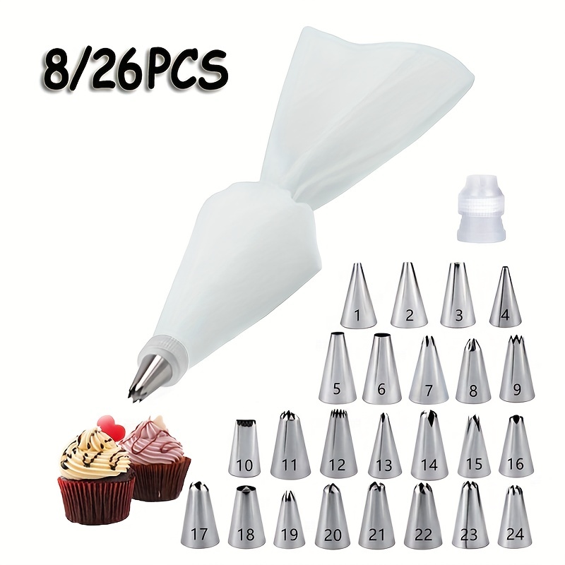 Pastry Bag Stand Detachable Pipping Tips And Bags Holder - Temu